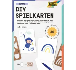 New folia Blanko Spielkarten Set