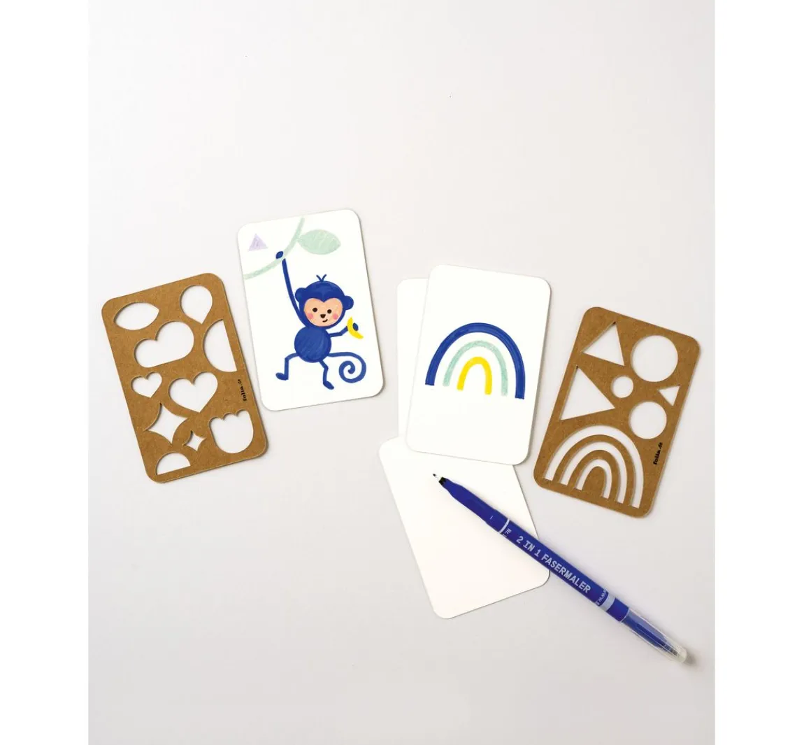 New folia Blanko Spielkarten Set