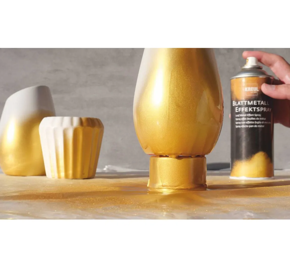 Hot Kreul Kreative Blattmetall Effect-Spray, 400 ml, Gold