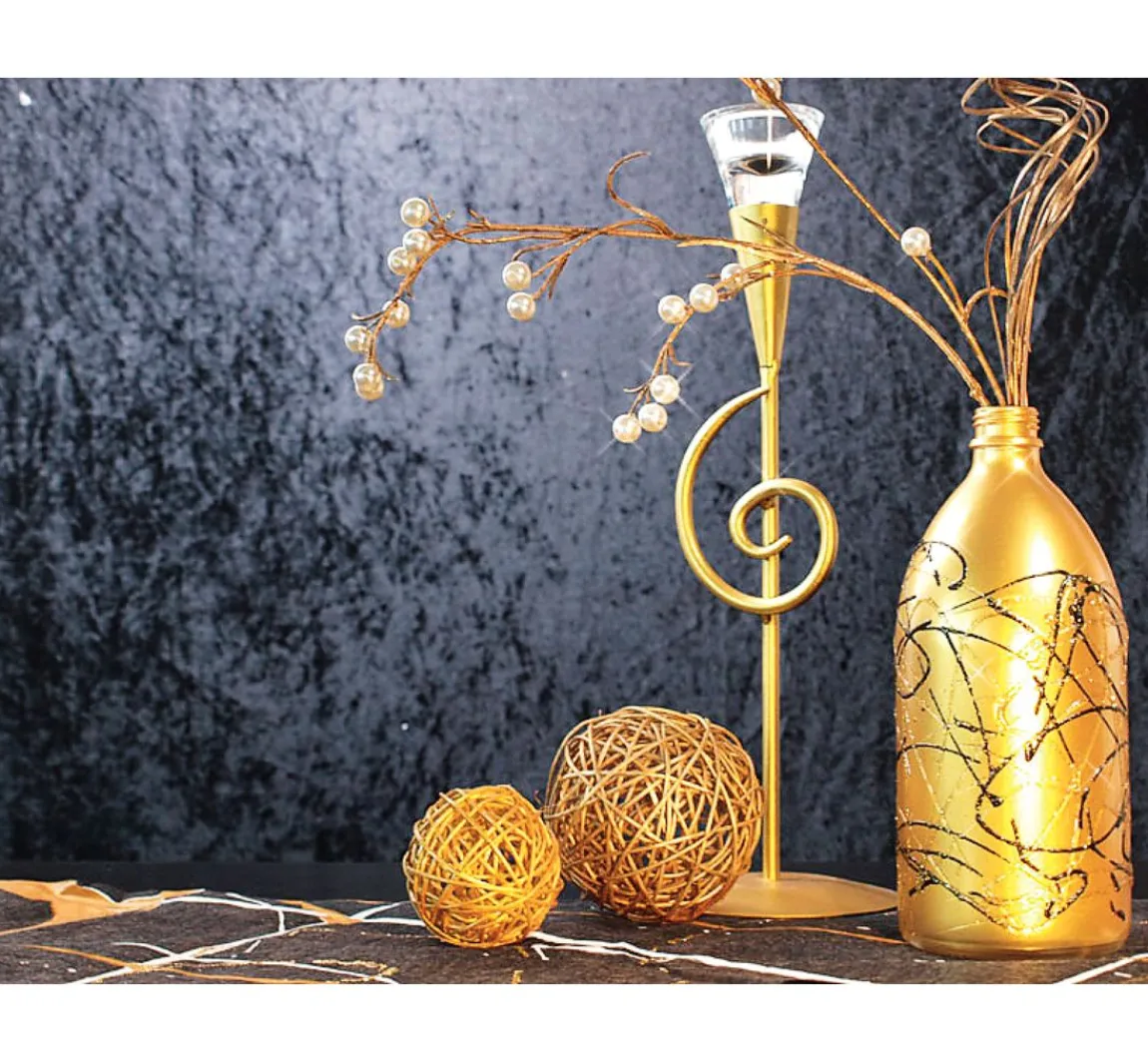 Hot Kreul Kreative Blattmetall Effect-Spray, 400 ml, Gold