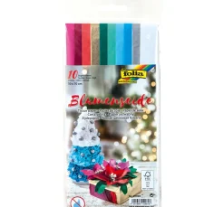 New folia Blumenseiden-Sortiment "Weihnachtszeit"