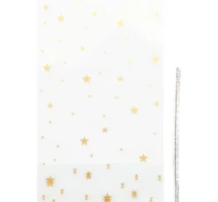 Hot Rico Design Bodenbeutel "Goldene Sterne" mit Verschlussstreifen