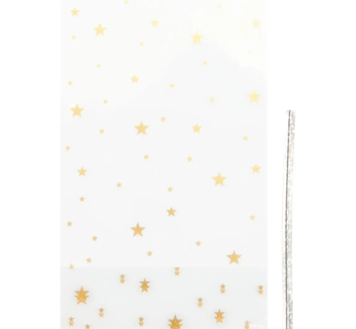 Hot Rico Design Bodenbeutel "Goldene Sterne" mit Verschlussstreifen