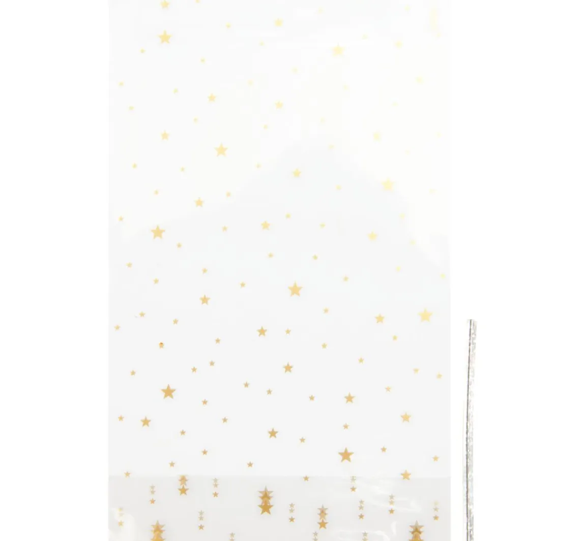Hot Rico Design Bodenbeutel "Goldene Sterne" mit Verschlussstreifen