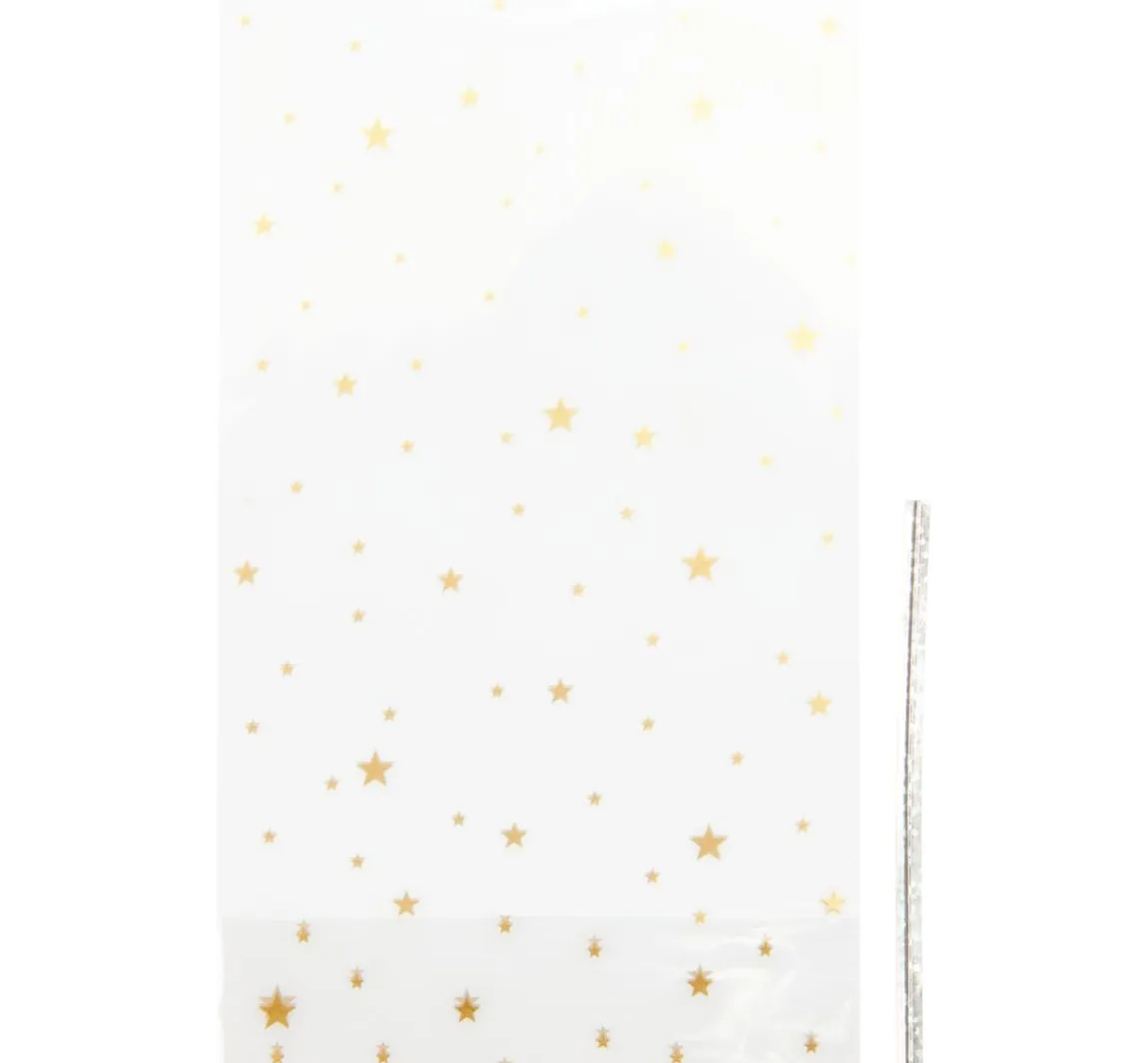 Hot Rico Design Bodenbeutel "Goldene Sterne" mit Verschlussstreifen