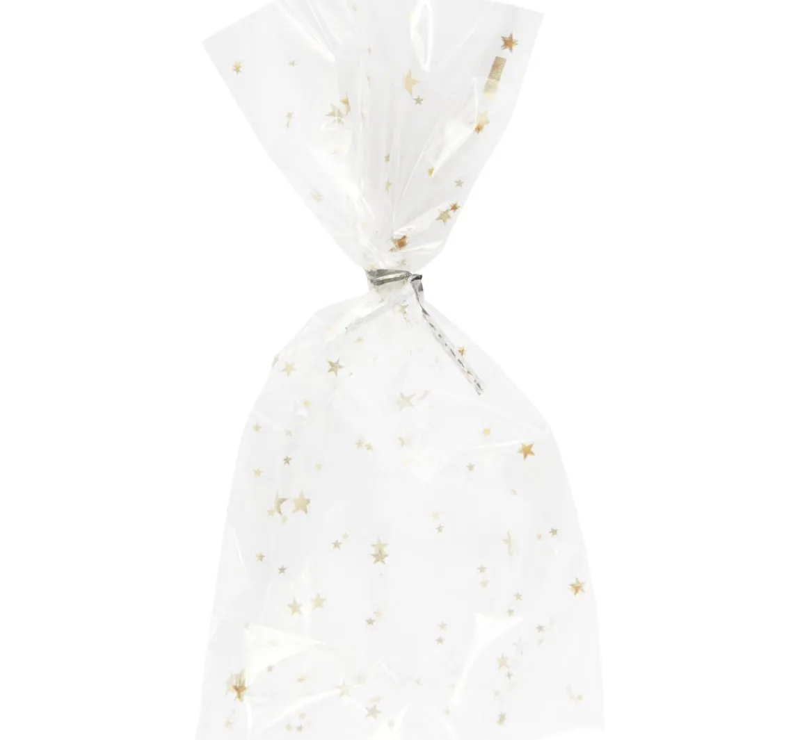 Hot Rico Design Bodenbeutel "Goldene Sterne" mit Verschlussstreifen