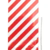 Hot Rico Design Bodenfaltenbeutel "Rote Streifen" mit Verschlussband
