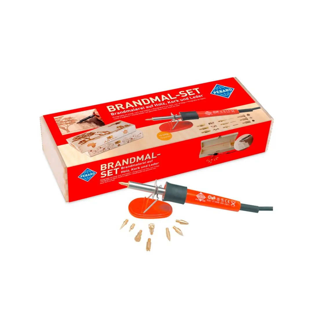 Discount PEBARO Brandmal-Kolben in Holzbox