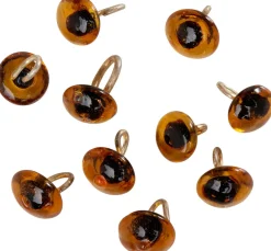 Hot Rayher Bärenaugen, Ø 6 mm, braun