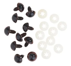 Best Rayher Bären-/Tieraugen zum Feststecken, Ø 15 mm