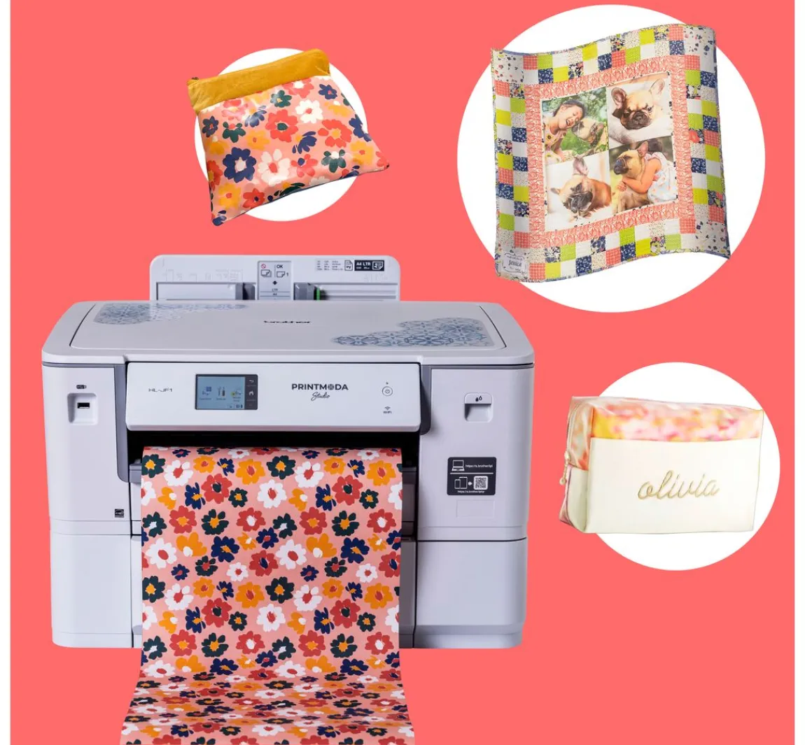 Outlet brother PrintModa Studio HL-JF1 Stoffdrucker, inkl Starterpaket