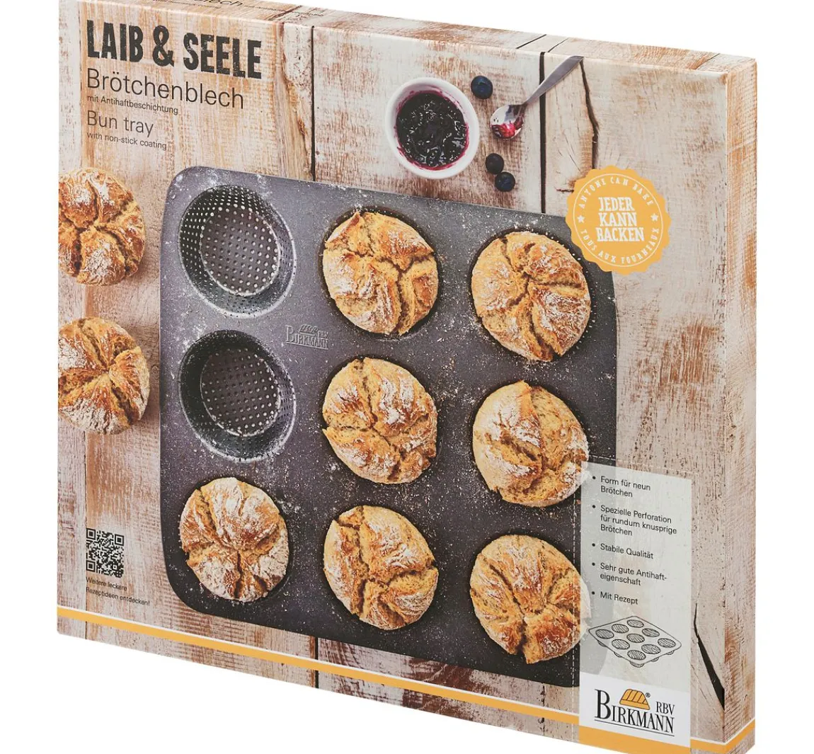Birkmann Brötchen-Blech "Laib und Seele"