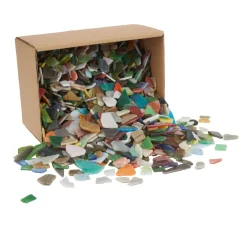 Online creativ company Bruchmosaik aus Glas, 2 kg, Stärke ca. 3 mm