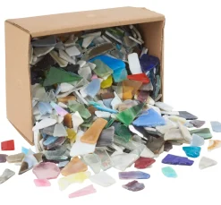 Online creativ company Bruchmosaik aus Glas, 2 kg, Stärke ca. 3 mm