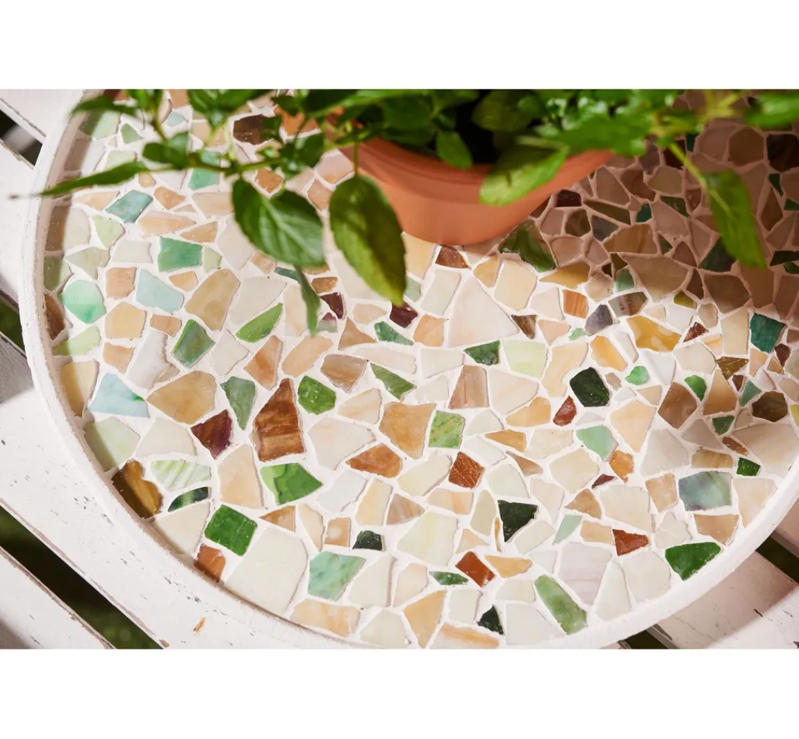Online creativ company Bruchmosaik aus Glas, 2 kg, Stärke ca. 3 mm