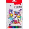 Online Bruynzeel Fineliner-Set, 12 Farben