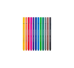 Online Bruynzeel Fineliner-Set, 12 Farben