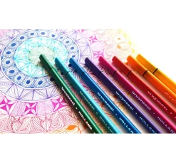 Online Bruynzeel Fineliner-Set, 12 Farben