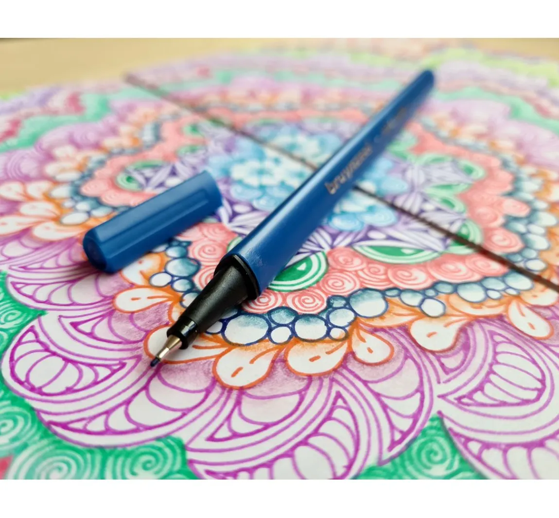 Online Bruynzeel Fineliner-Set, 12 Farben