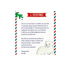 Hot Topp Buch "24 Briefe vom Weihnachtswichtel Adventskalenderbuch"