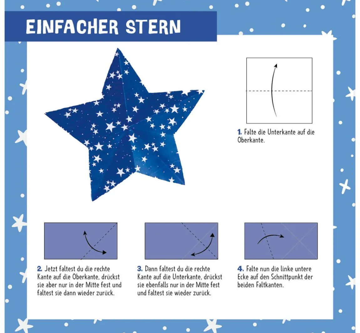 Clearance EMF Buch "88 x Origami Kids - Weihnachtssterne"