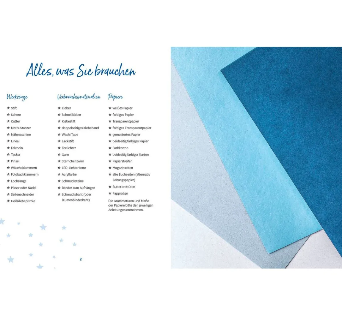 Sale EMF Buch "Adventskalender Weihnachtssterne"