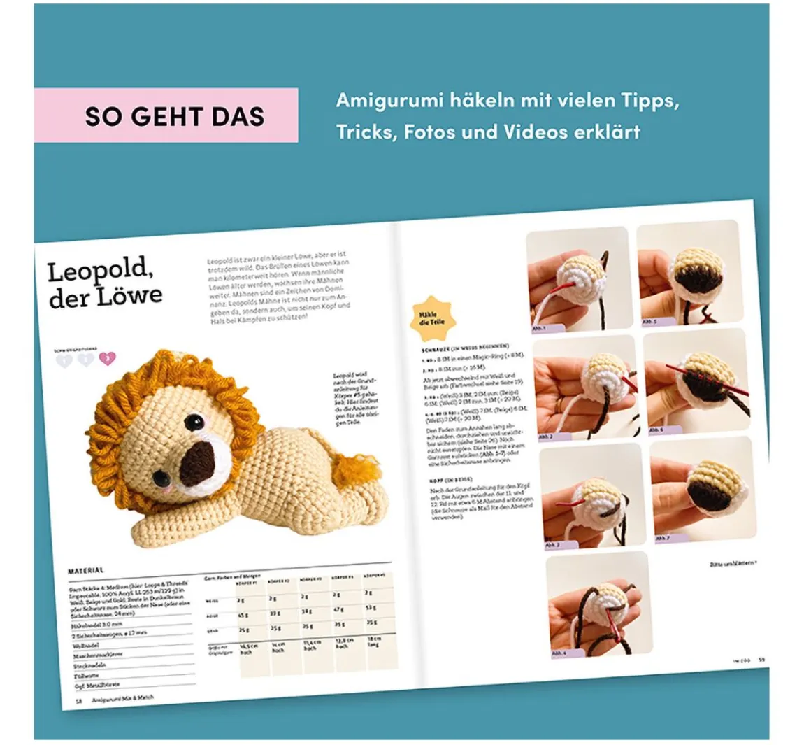 Outlet Topp Buch "Amigurumi Mix und Match"