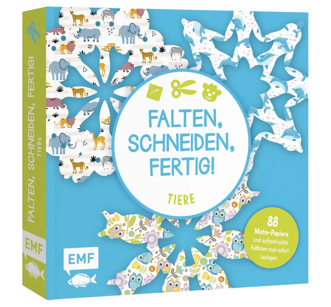 New EMF Buch "Bastelblock: Falten, Schneiden, fertig! - Tiere"