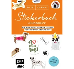 Discount EMF Buch "Bullet Journal Stickerbuch - Hundeglück"