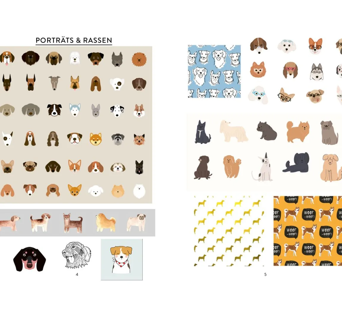 Discount EMF Buch "Bullet Journal Stickerbuch - Hundeglück"
