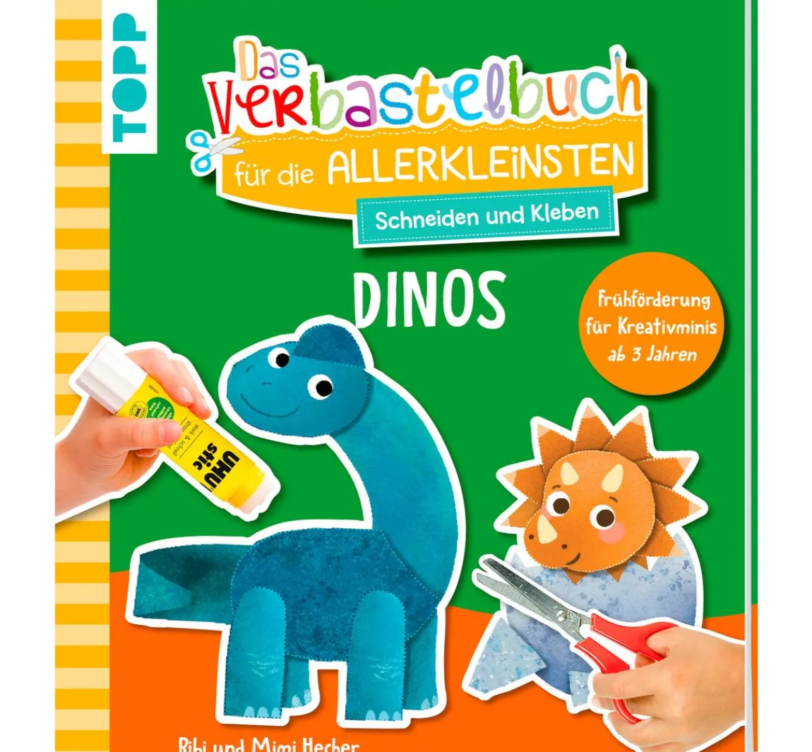 Discount Topp Buch "Das Verbastelbuch für die Allerkleinsten. Schneiden und Kleben. Dinos"