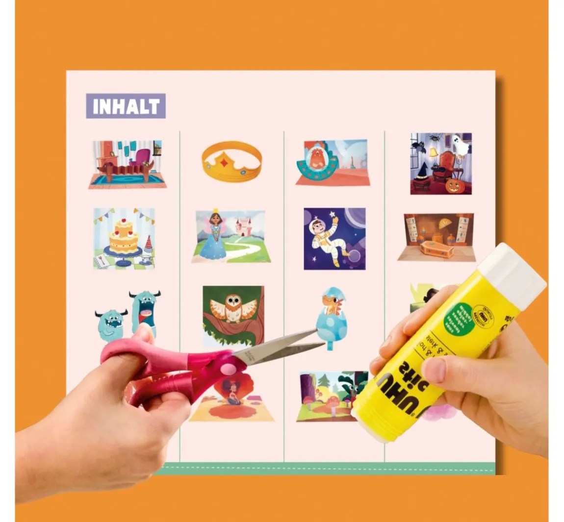 Discount Topp Buch "Der Verbastelblock für kreative Kids. Kunterbunter Spaß"