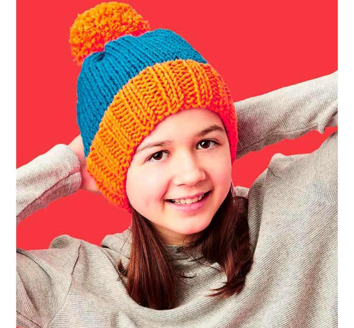 Hot Topp Buch "Die Kinder-Handarbeitsschule: Nähen, Stricken, Häkeln, Sticken, Weben"