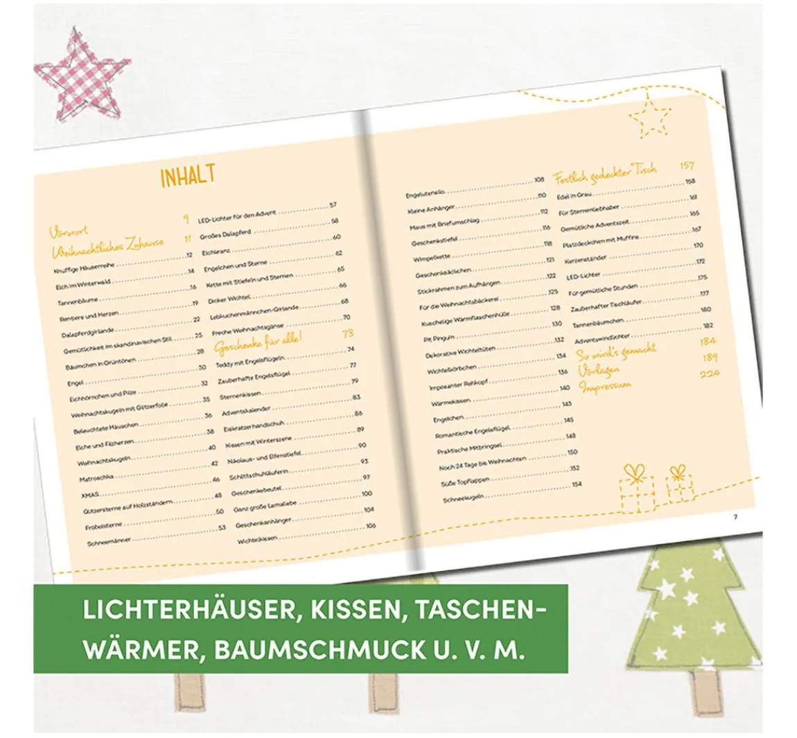 Clearance Topp Buch "Die schönsten Nähideen für die Weihnachtszeit"