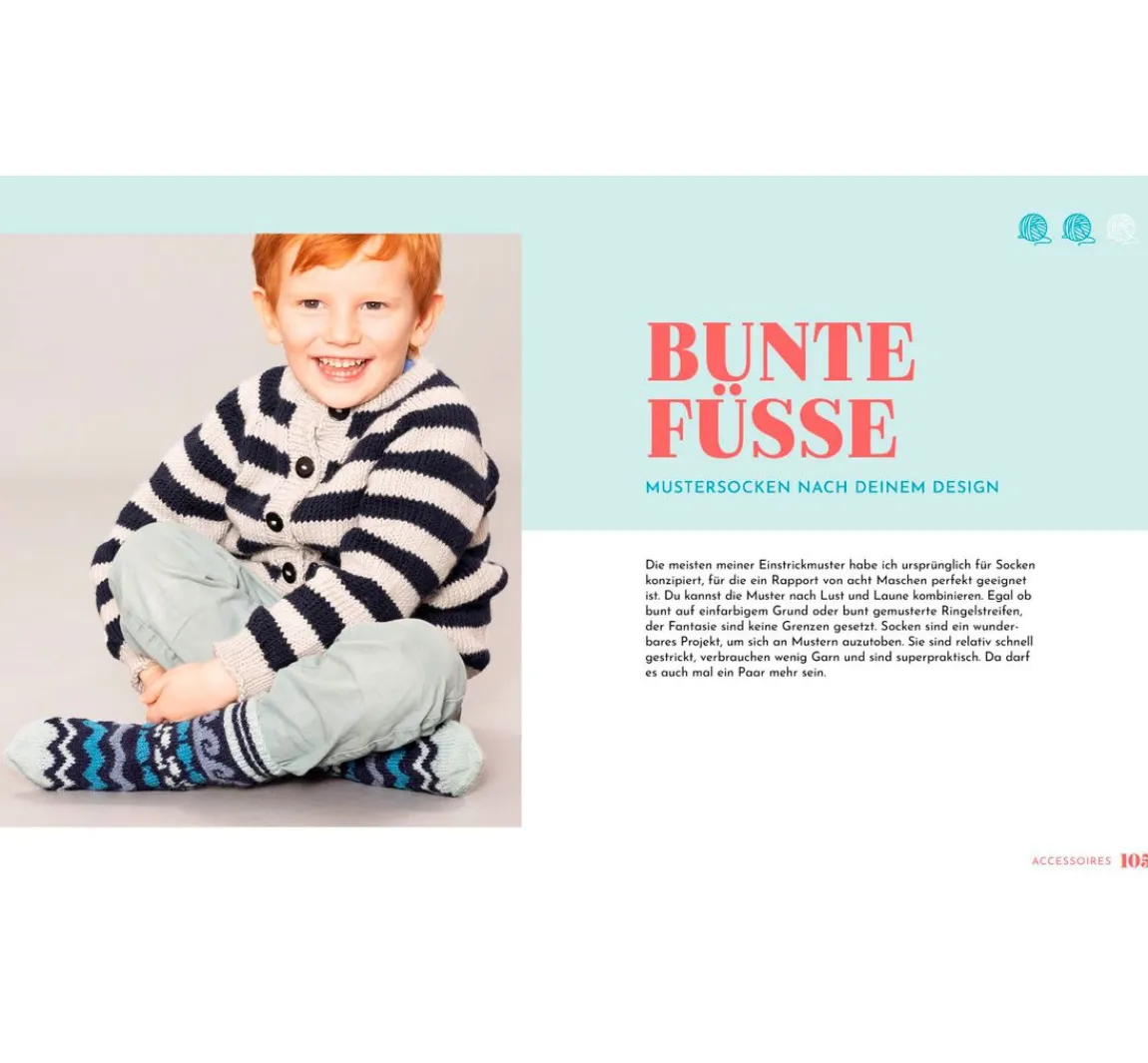 EMF Buch "Einfach stricken mit Klimperklein - für Babys und Kids"