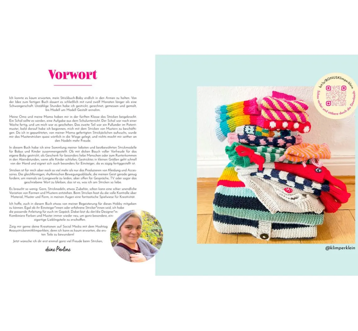 EMF Buch "Einfach stricken mit Klimperklein - für Babys und Kids"