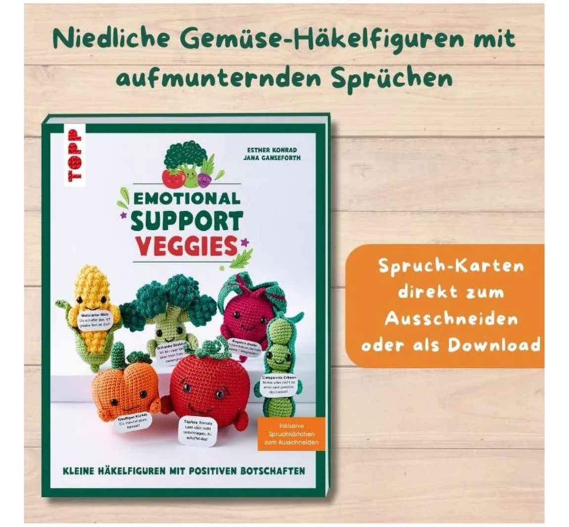 Sale Topp Buch "Emotional Support Veggies"