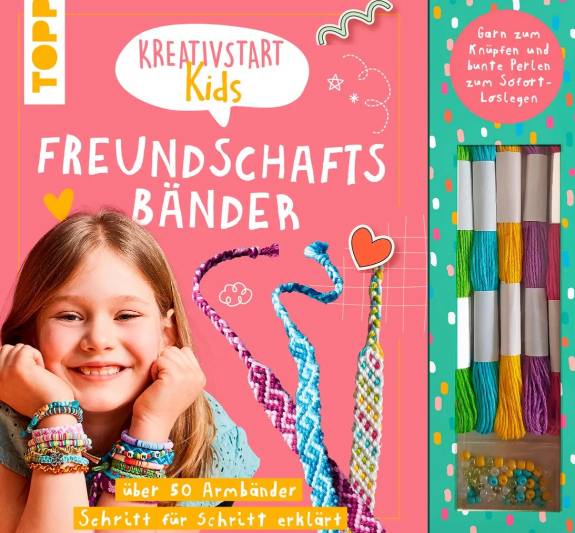 Topp Buch "Kreativstart Kids - Freundschaftsbänder"