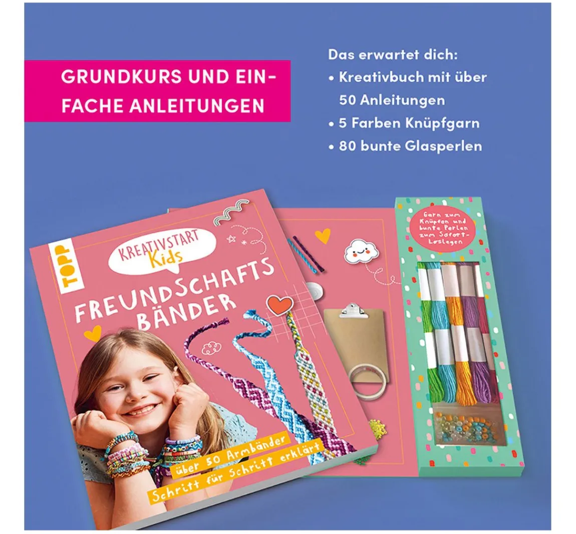 Topp Buch "Kreativstart Kids - Freundschaftsbänder"
