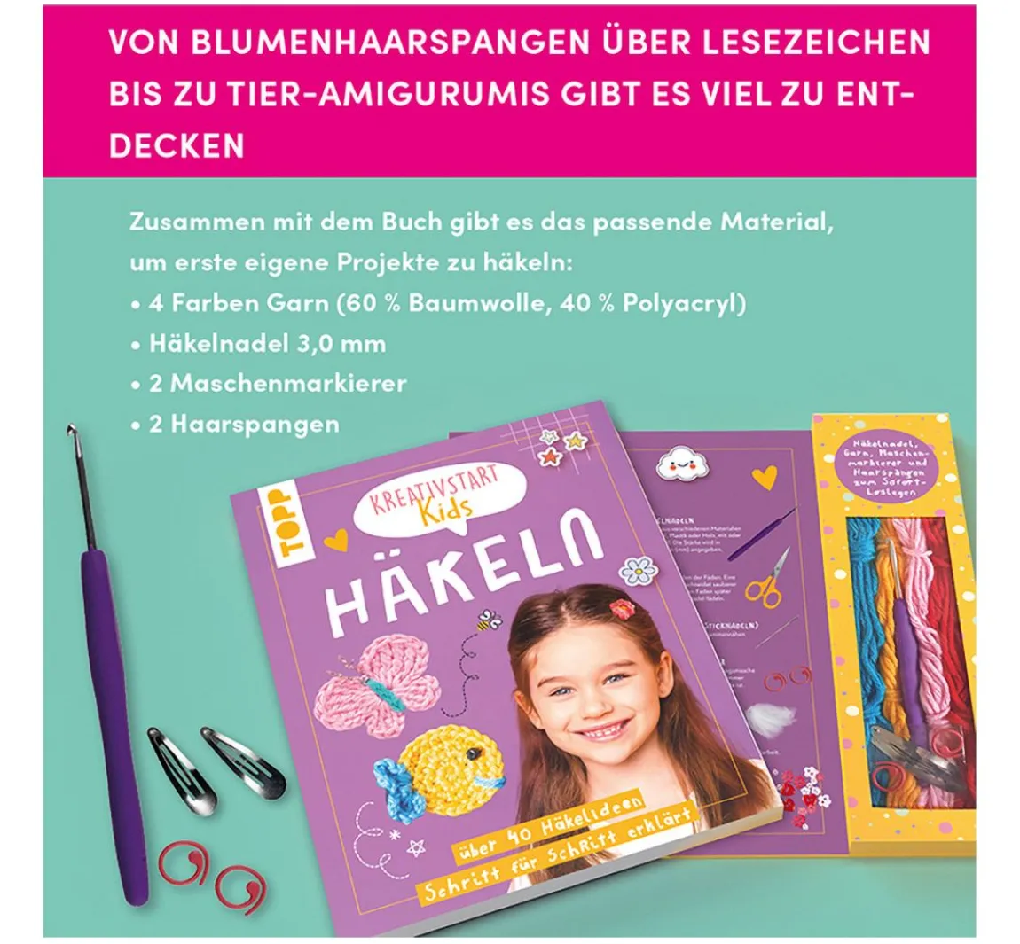 Best Topp Buch "Kreativstart Kids - Häkeln"