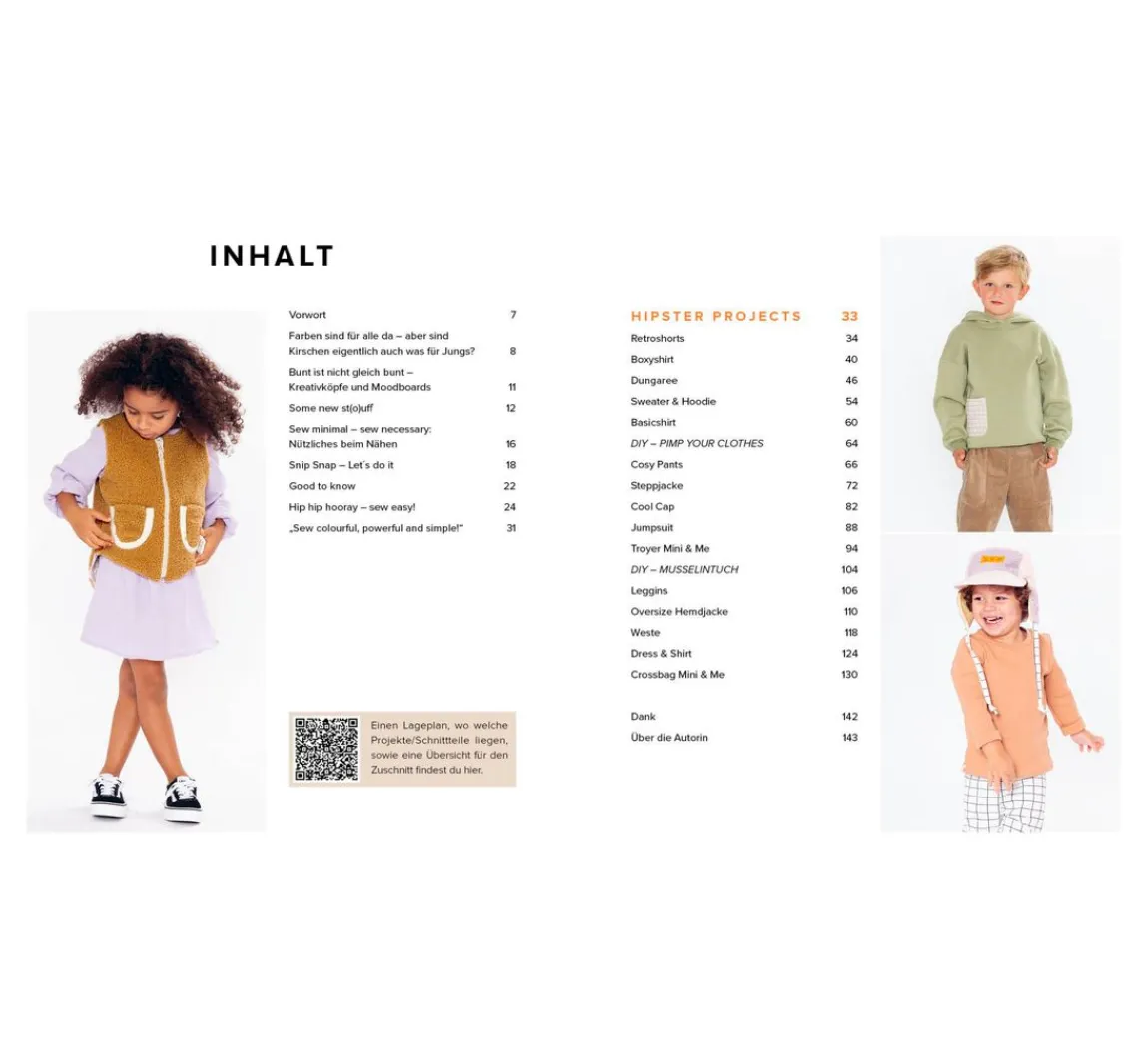 Clearance EMF Buch "Little Hipster: Kinderkleidung nähen. Frech, wild, wunderbar!"