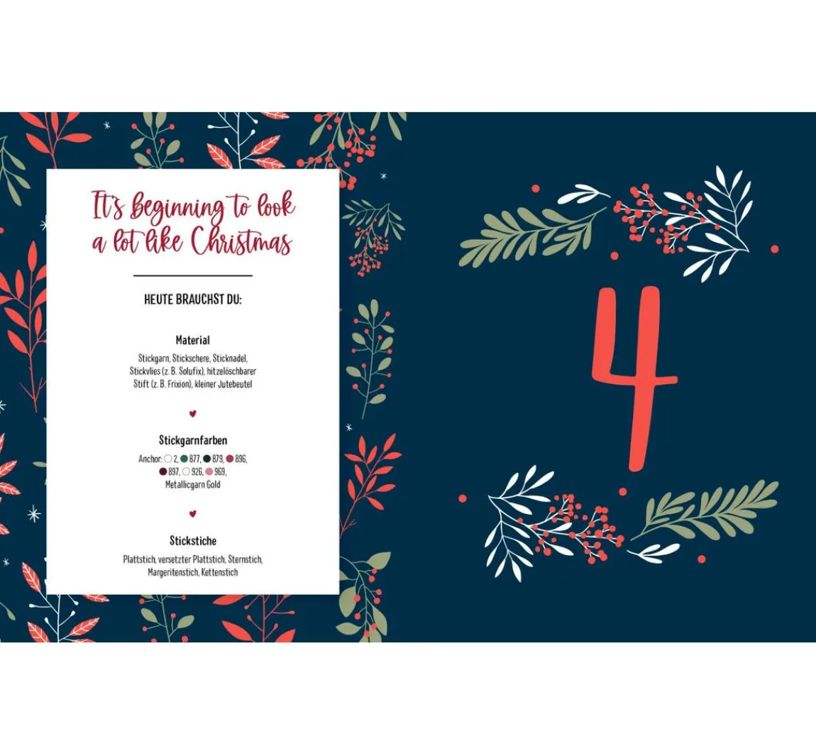 Outlet EMF Buch "Mein Adventskalender-Buch -Stickzauber"