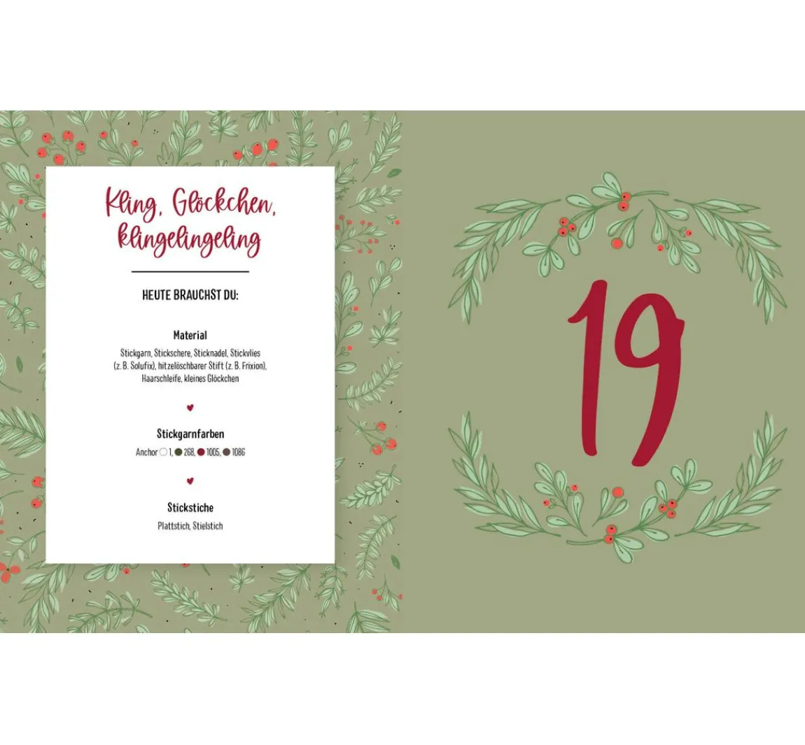 Outlet EMF Buch "Mein Adventskalender-Buch -Stickzauber"