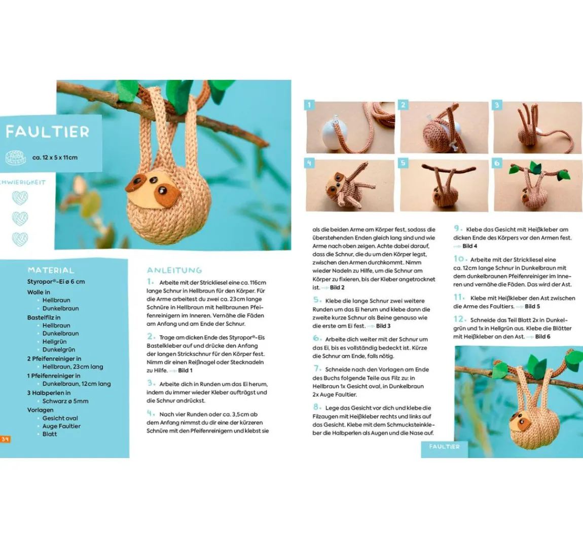 New EMF Buch "Mein tierisch-lustiges Strickliesel-Buch"