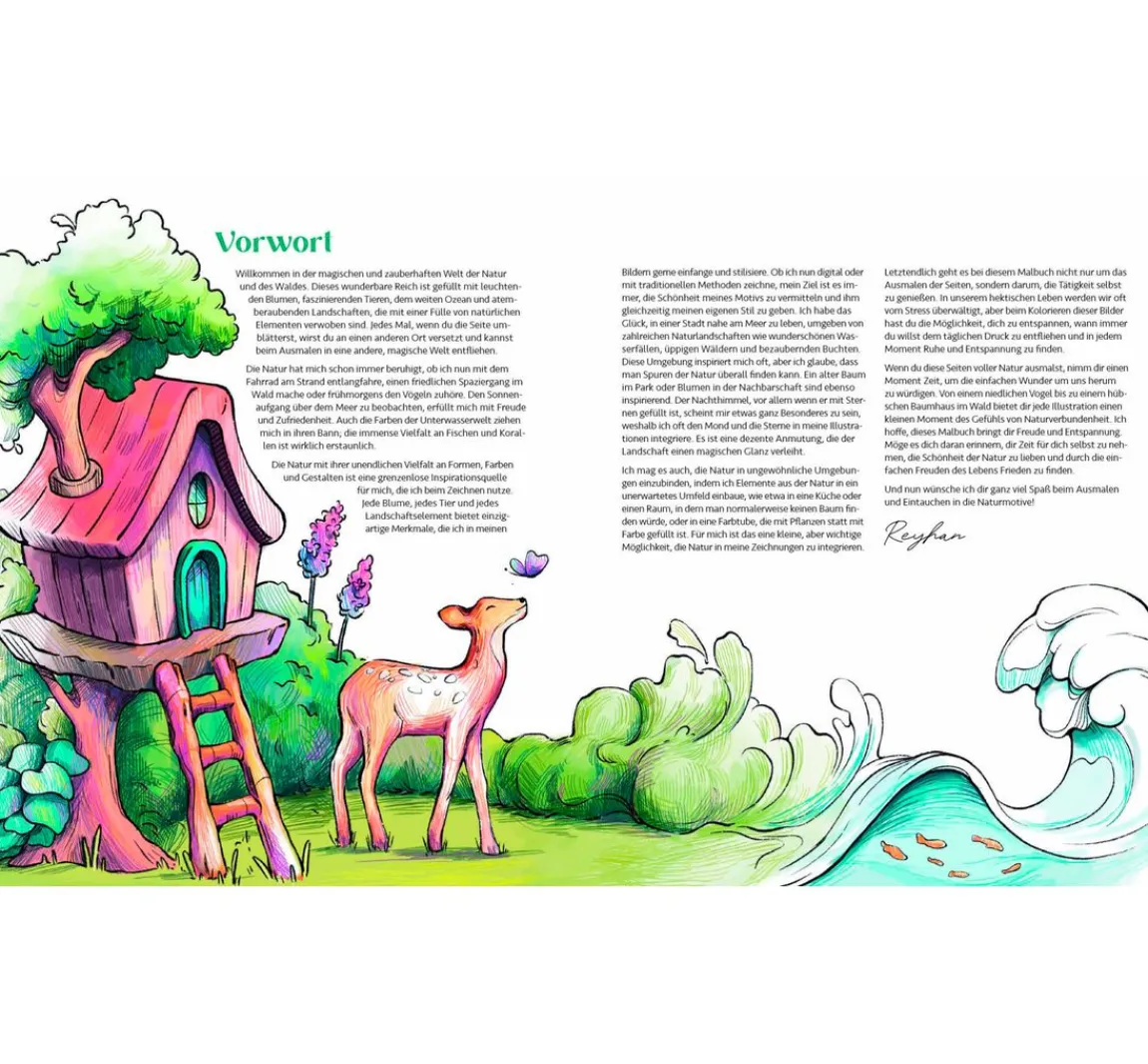New EMF Buch "Meine Ausmalwelt: Wald und Natur"