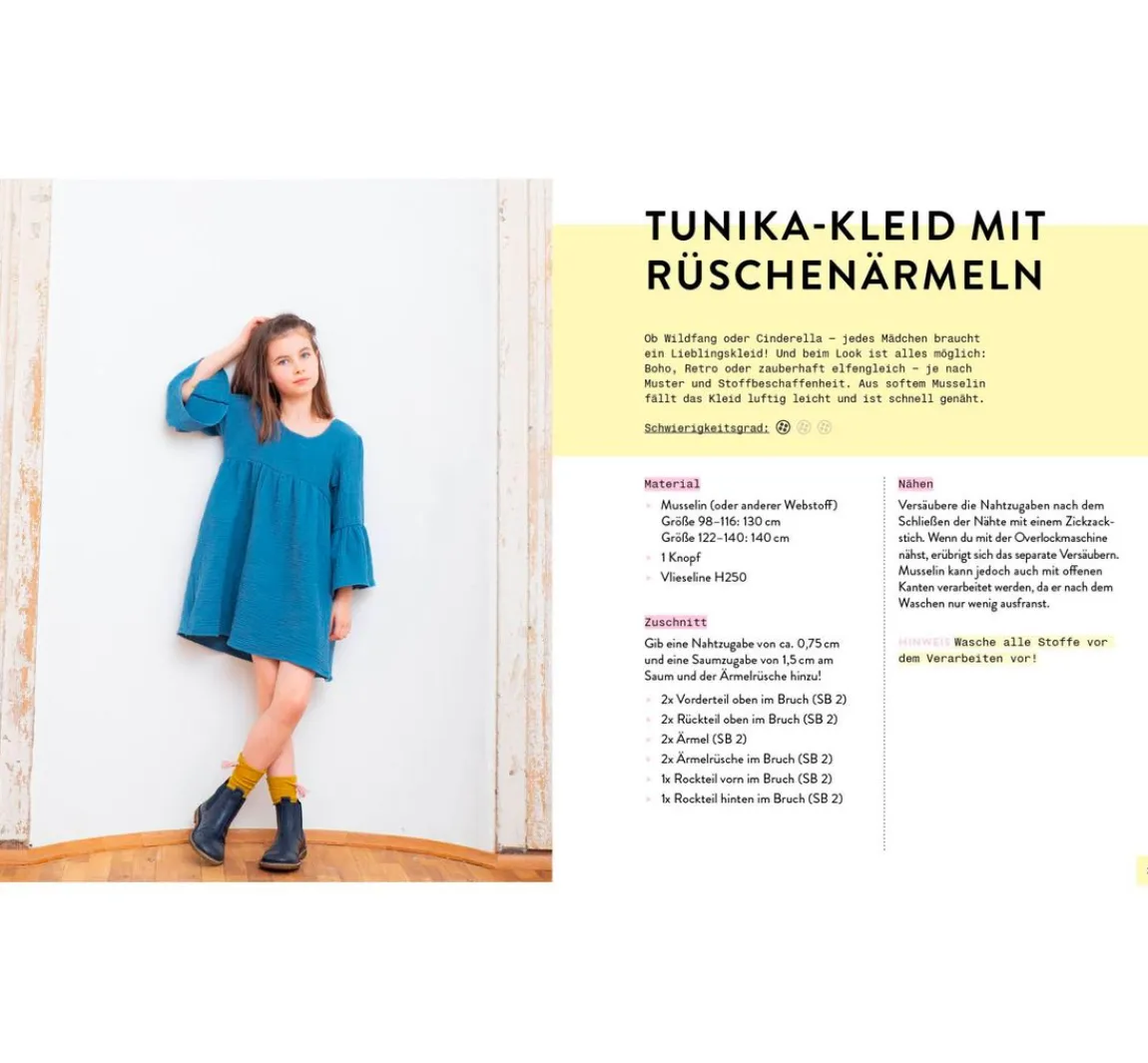 Clearance EMF Buch "Mini-Masterclass - Nähen mit Musselin für Kids"