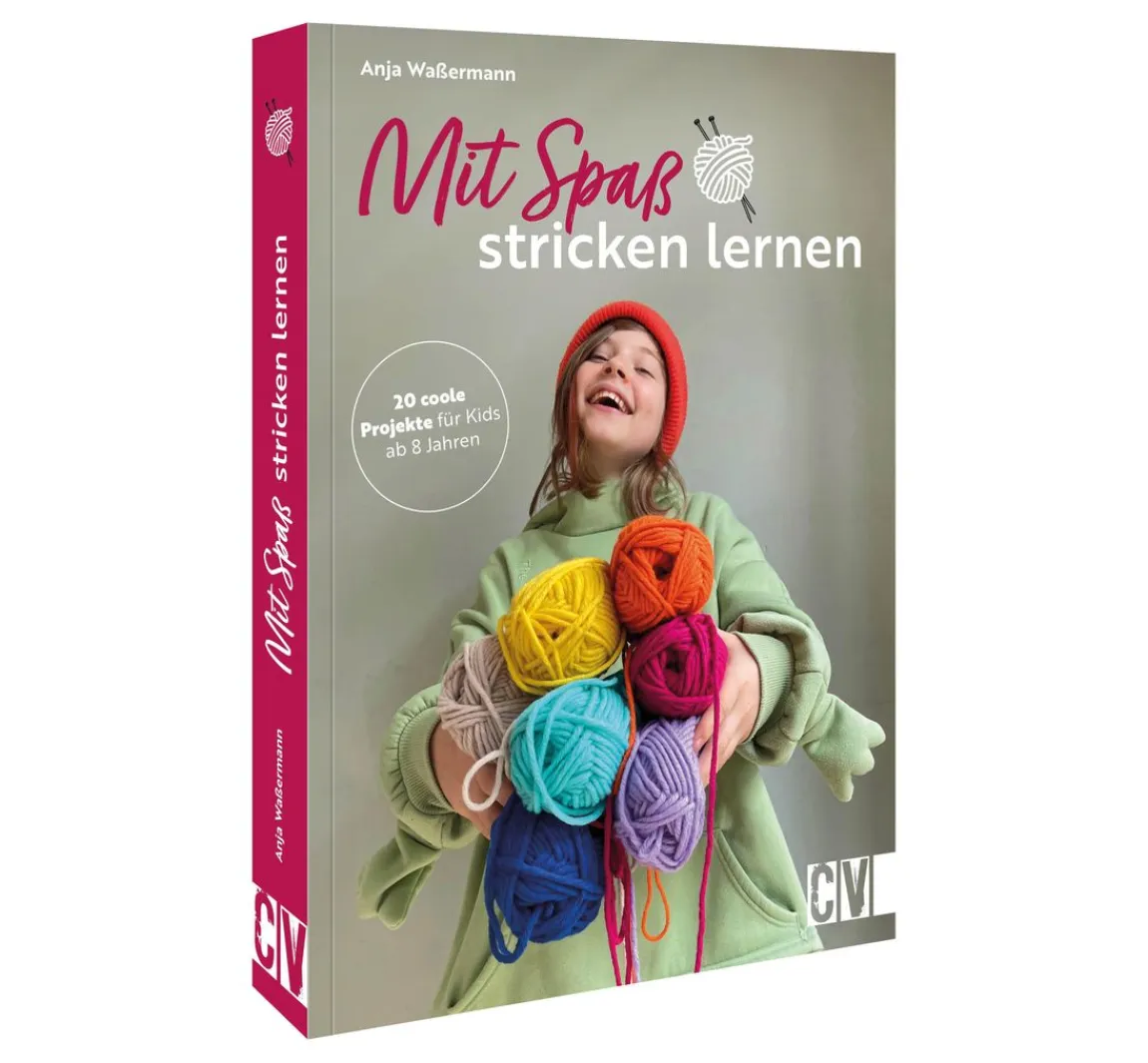 Online CV Buch "Mit Spaß Stricken lernen"