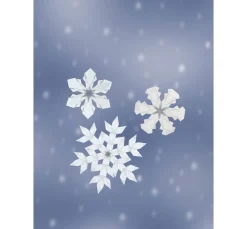 Clearance Topp Buch "Schneekristalle aus Transparentpapier"