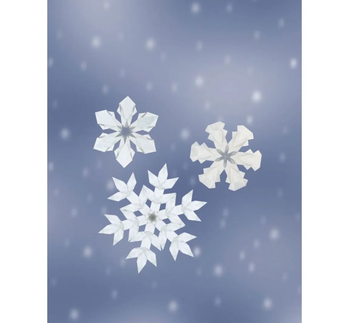 Clearance Topp Buch "Schneekristalle aus Transparentpapier"