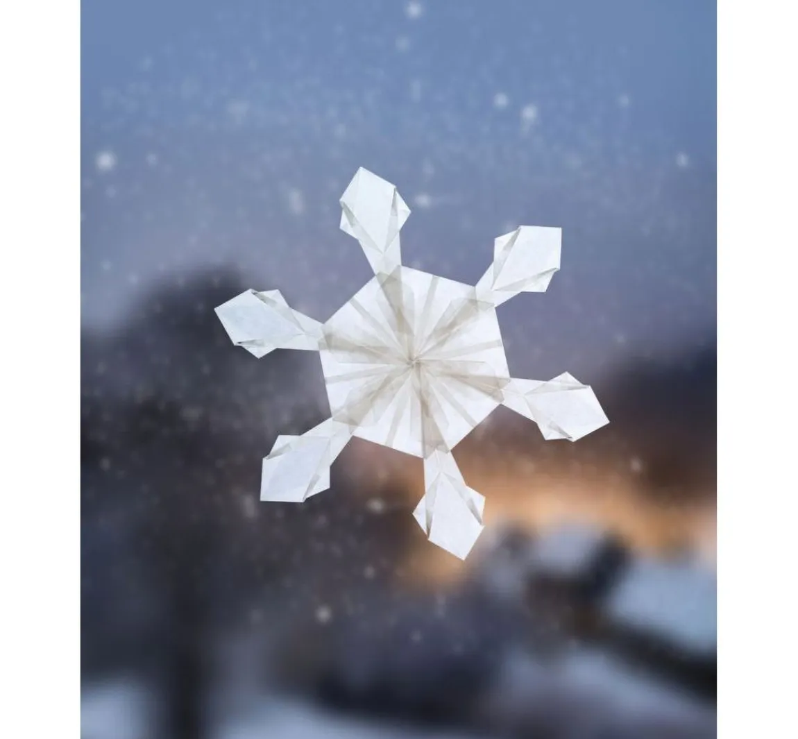 Clearance Topp Buch "Schneekristalle aus Transparentpapier"
